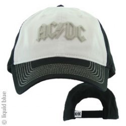 AC/DC Black & White Baseball Cap