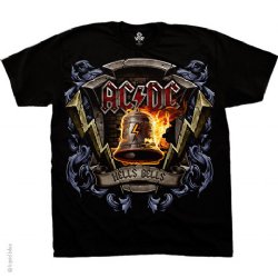 AC/DC Hell-s Bells Shield Black T-Shirt