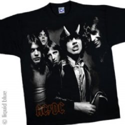 AC/DC Highway Group Black T-Shirt