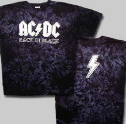 AC/DC T-Shirts - AC/DC Back in Black T-Shirt -- Blues Conspiracy t-shirts are officially licensed and of the highest qua